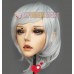 (MO)Crossdress Boy/Male Resin Half Head Man Cartoon Character Kigurumi Mask With BJD Eyes Cosplay Anime Role Lolita Doll Mask